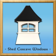 Load image into Gallery viewer, Shed Concave Windows Style Cupola