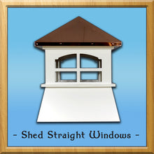 Load image into Gallery viewer, Shed Straight Windows Style Cupola
