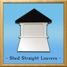 Load image into Gallery viewer, Shed Straight Louvers Style Cupola