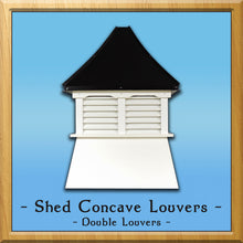 Load image into Gallery viewer, Shed Concave Louvers Style Cupola