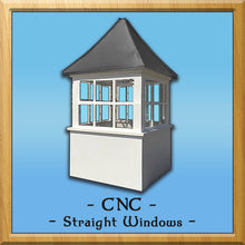 Load image into Gallery viewer, CNC Window Style Cupola 48”w x 85”h