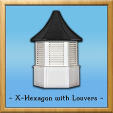 Load image into Gallery viewer, X-Hexagon with Louvers