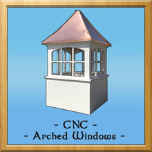 Load image into Gallery viewer, CNC Window Style Cupola 30”w x 61”h
