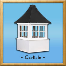 Load image into Gallery viewer, Vinyl Carlisle Style Cupola  42”w x 76”h
