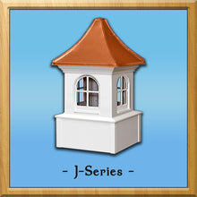 Load image into Gallery viewer, Vinyl J-Series Style Cupola 36&quot;w x 75&quot;h
